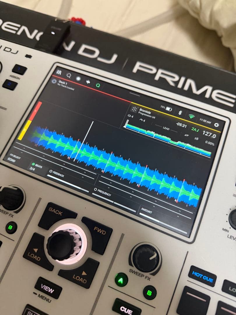 【極美品・ホワイトカスタム】Denon DJ PRIME Go