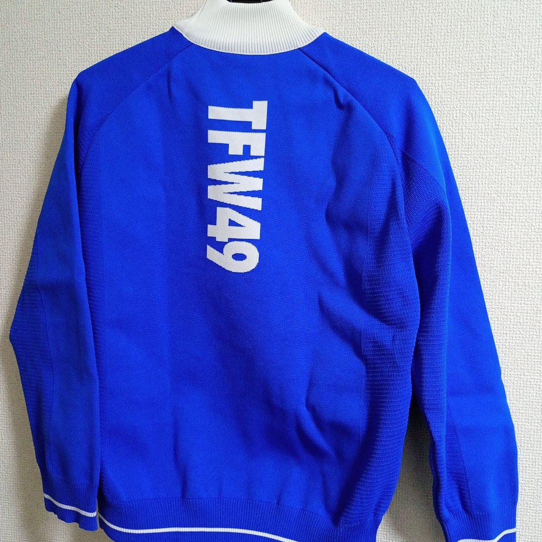 今週までお値下げTFW49 ゴルフレディースブルー×ホワイト レディースサイズL