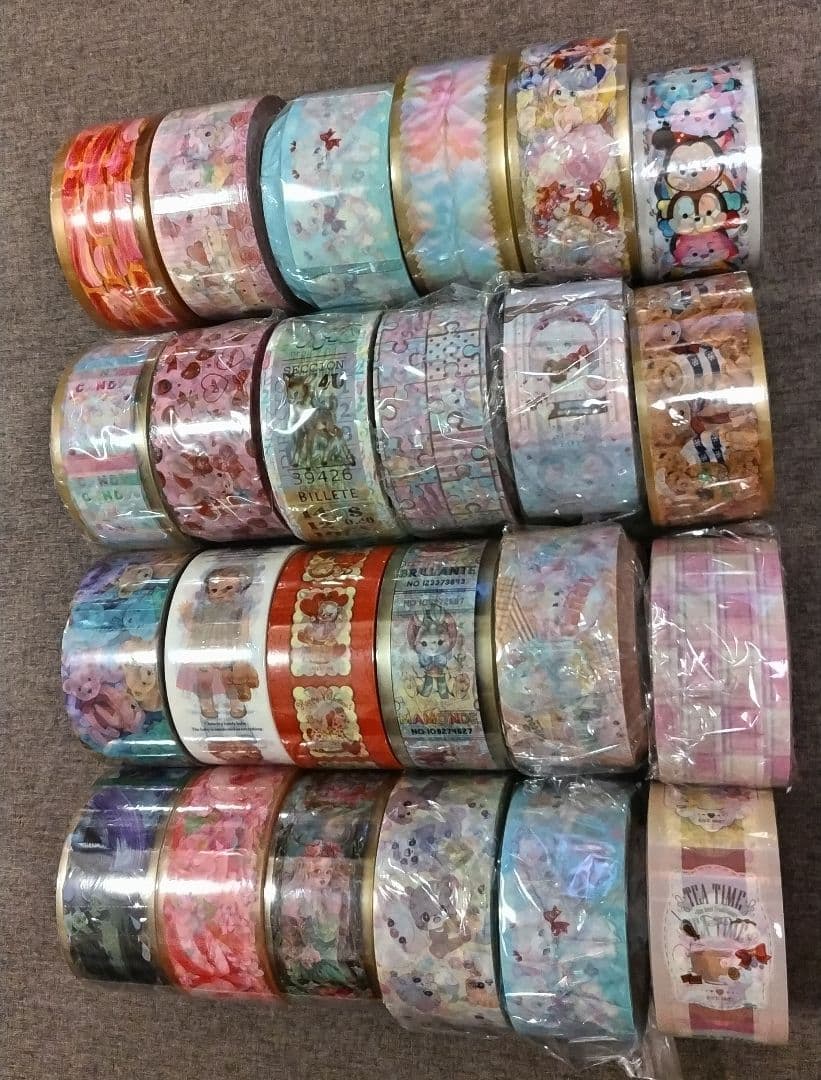 OPPテープ等 24本セット③ (新品22本) レトロアニマル レトロガール