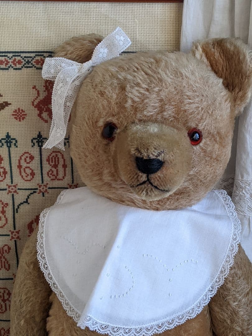 【h】アンティークベア　アンティークテディベア　大きいハーマン