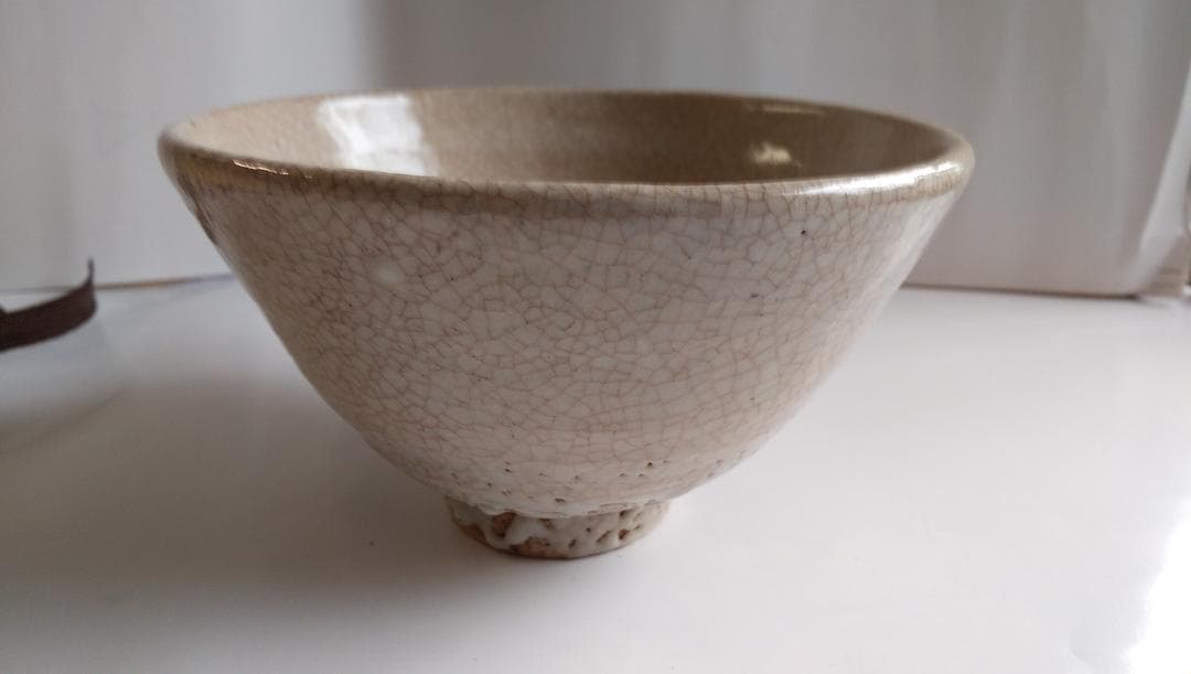 高麗茶碗 韓昌文 共箱 共布 希少 新品 未使用 茶碗 です。