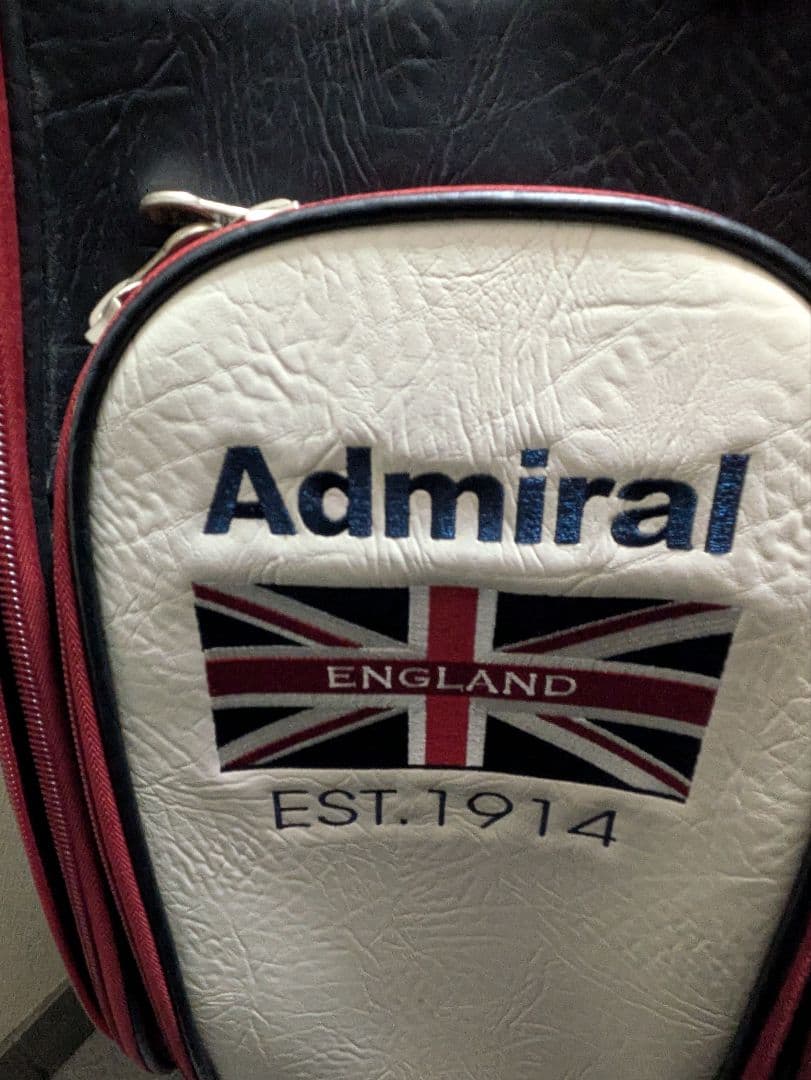 Admiral ゴルフバッグ ユニオンジャックデザイン★ヘッドカバー付