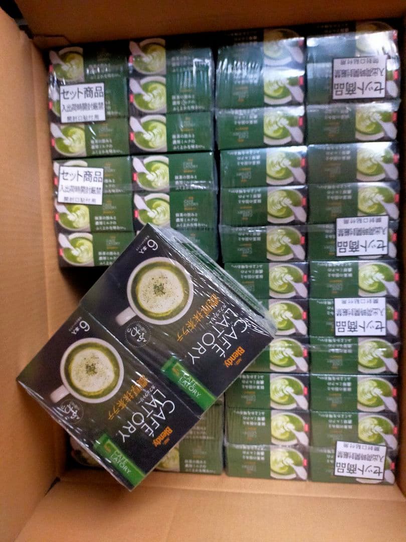 AGFブレンディ カフェラトリー スティック 濃厚抹茶ラテ6本x48箱計288本