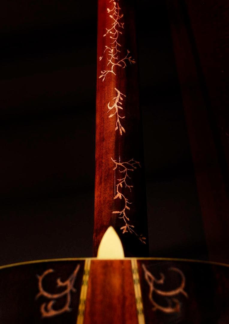 ★華やかな場面の演出で盛り立てるオブジェへの創造♪【彫刻装飾ギター】♪