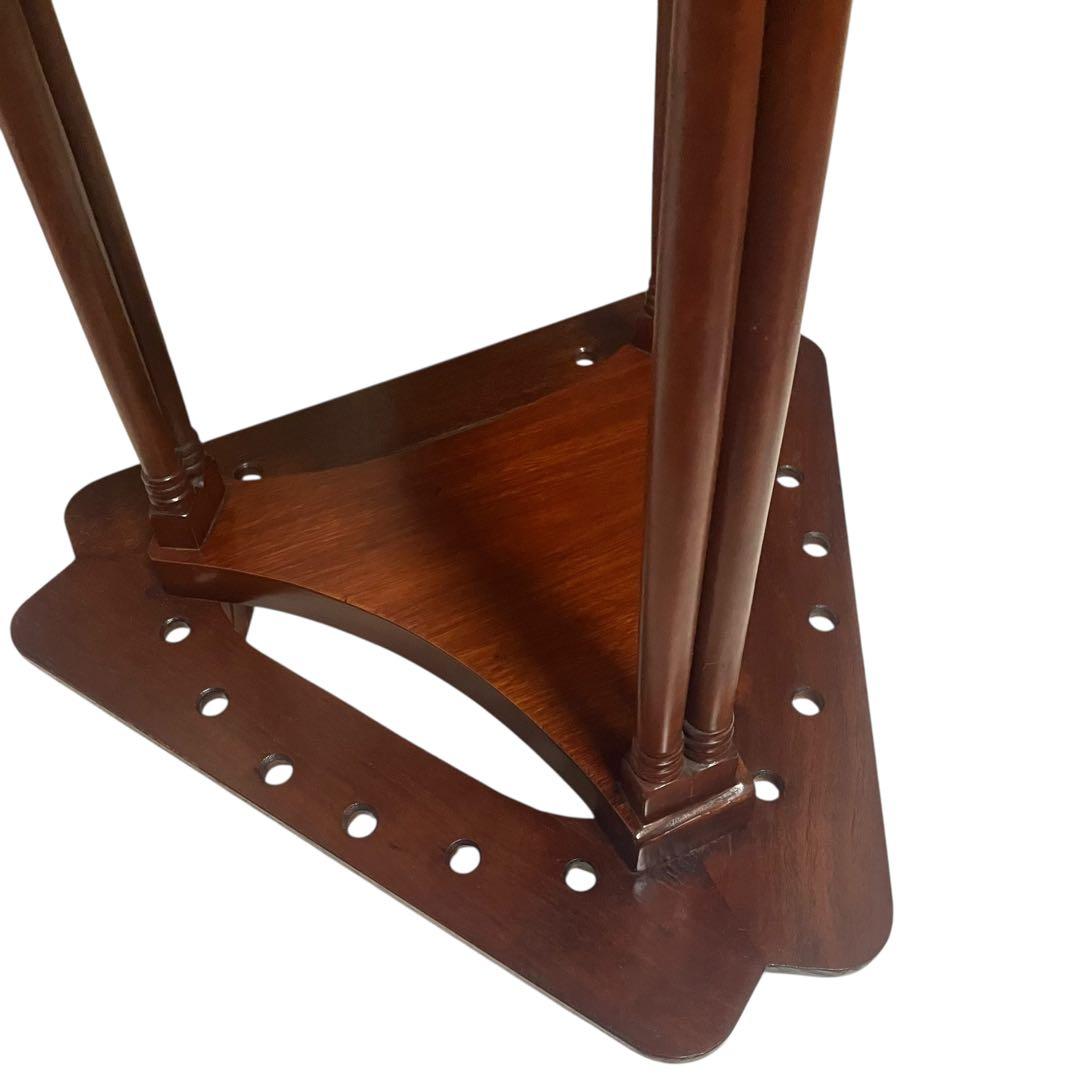 ビリヤード　キューラック　キュースタンド　テーブル　木製　アンティーク