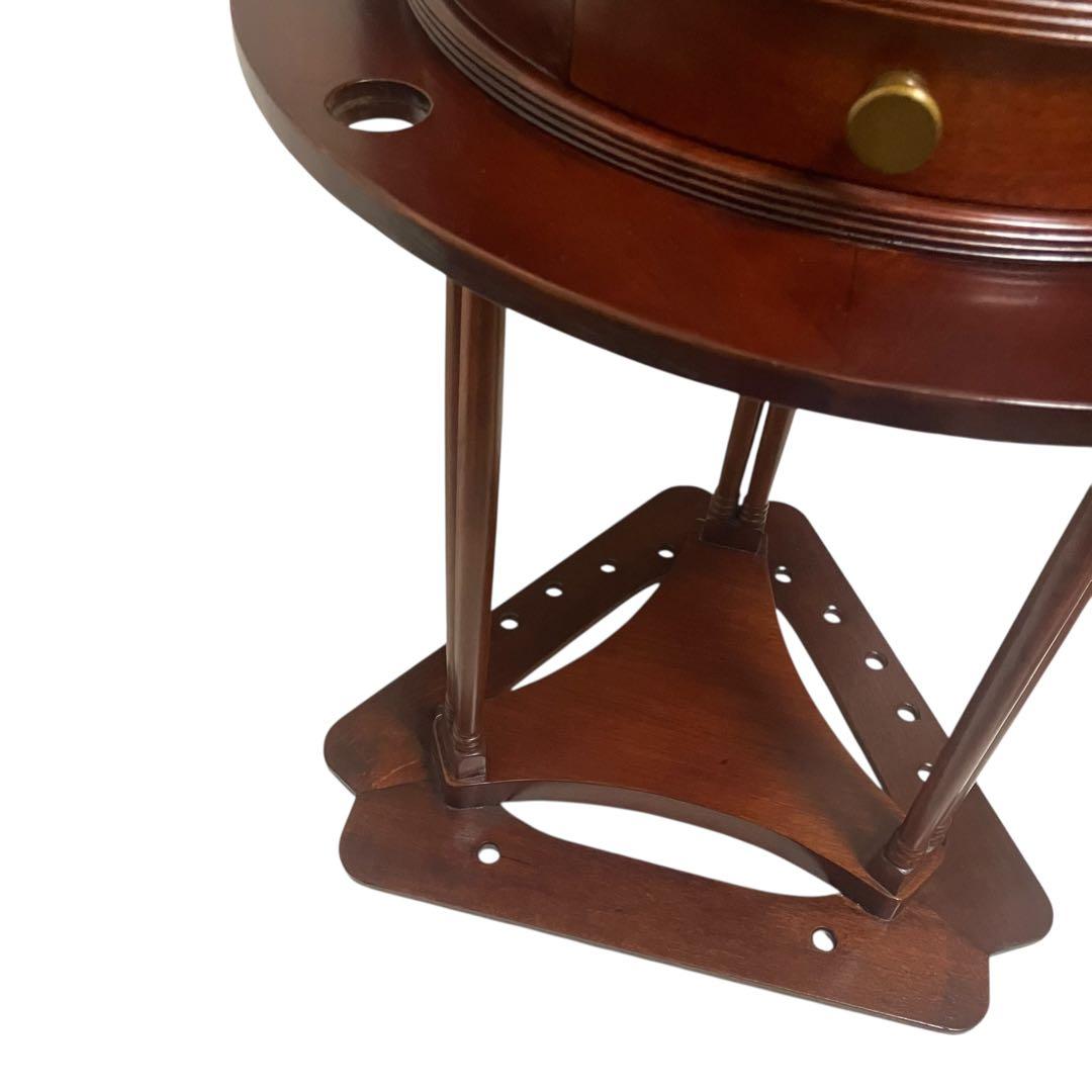 ビリヤード　キューラック　キュースタンド　テーブル　木製　アンティーク