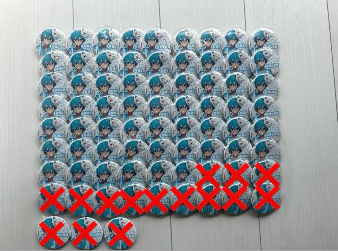 ころんくん 缶バッジ 60個