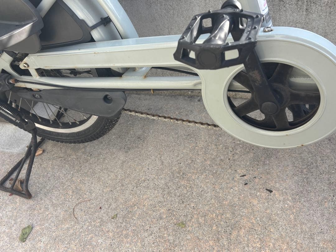 （広島　直接引渡のみ）非電動　ビッケモブ　リアチャイルドシート付　ブルーグレー