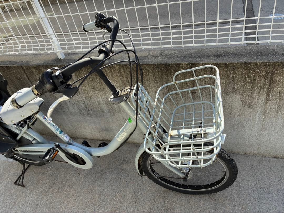 （広島　直接引渡のみ）非電動　ビッケモブ　リアチャイルドシート付　ブルーグレー