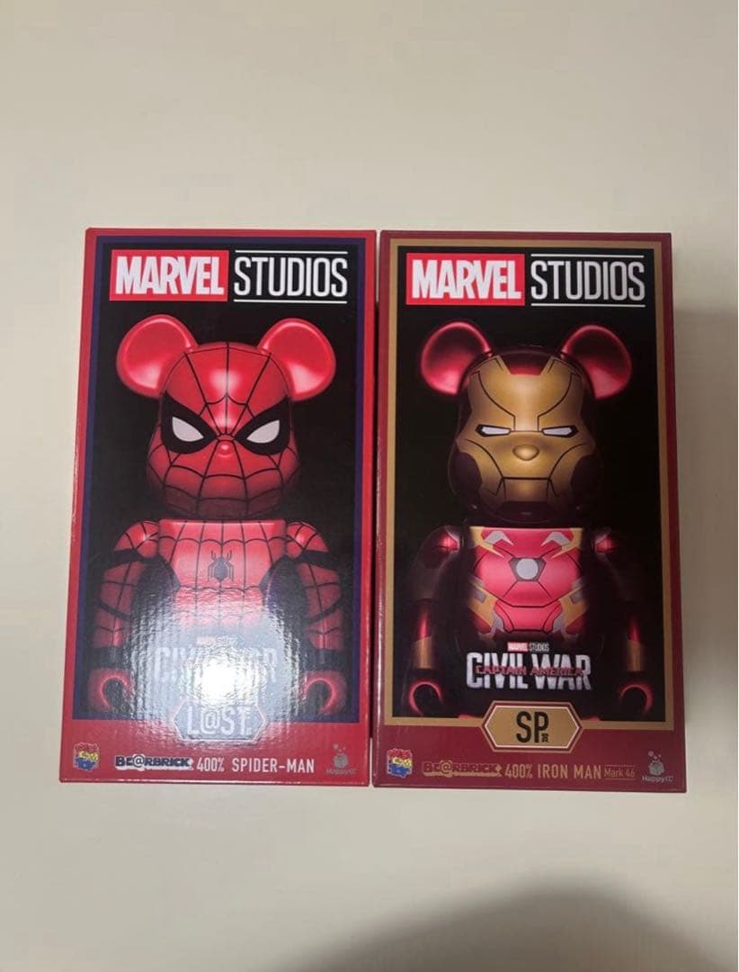 マーベル 400% ベアブリック sp last 賞2体セット