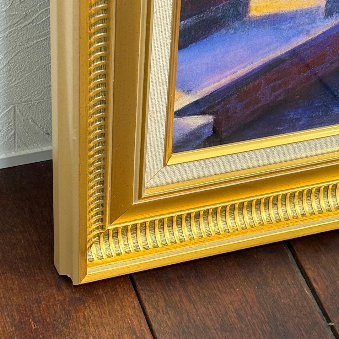 H21KZ23d 真作保証 藤井外喜雄 水の都ベニス 肉筆 サインあり 12号