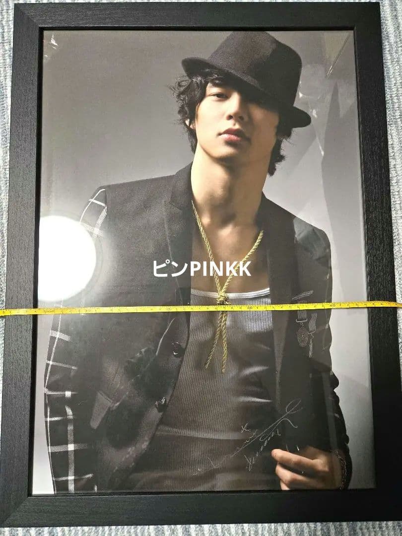 激レア！パクユチョン　SM公式　プレミアム写真パネル　直筆サイン入り