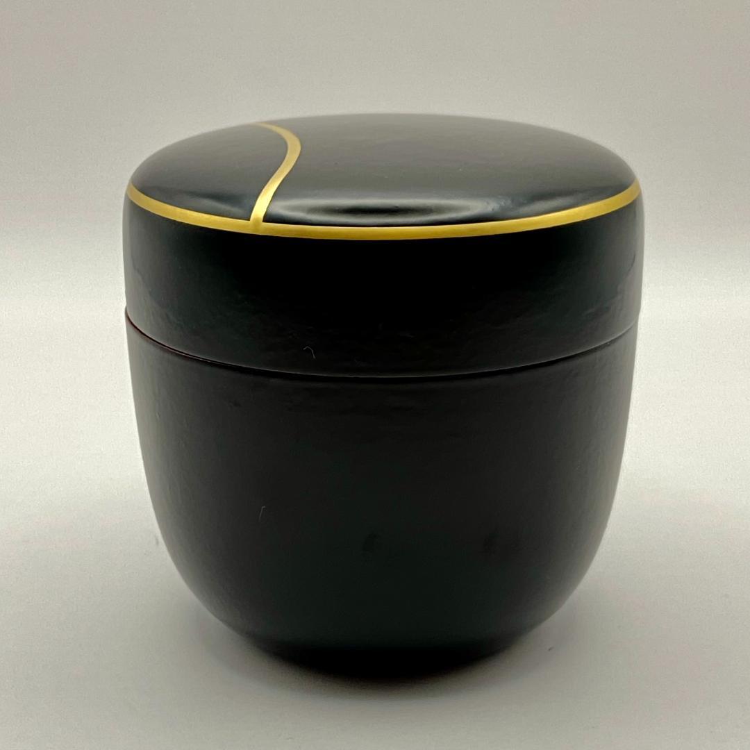 大棗 一閑塗 壺々　道場宗廣　共箱入　茶道具　薄茶器　漆芸　漆器　伝統工芸品