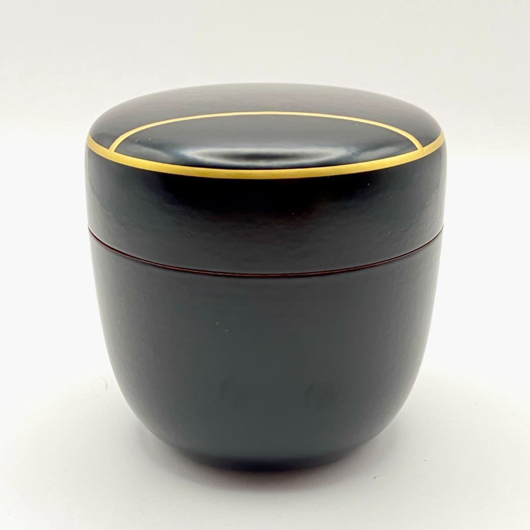 大棗 一閑塗 壺々　道場宗廣　共箱入　茶道具　薄茶器　漆芸　漆器　伝統工芸品