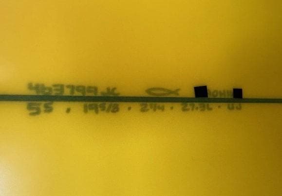 チャンネルアイランド ウルトラジョー 5'5\" ティントイエロー