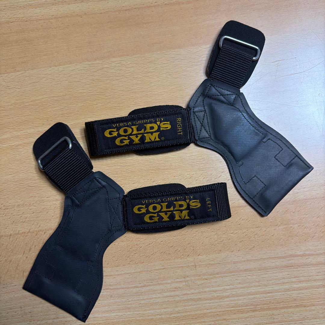 Mサイズ　極美品　GOLD'S GYM VERSA GRIPPS ブラック