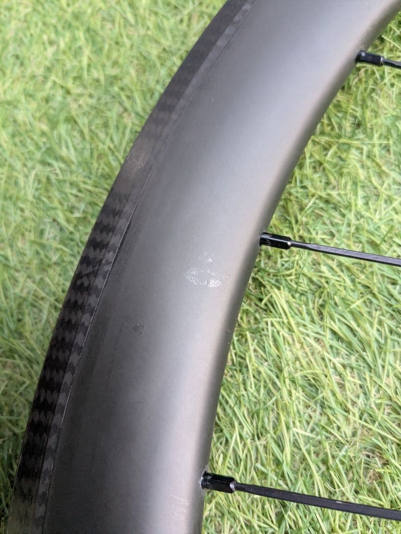 【訳あり】ICAN α50pro カーボンホイール 前後セット