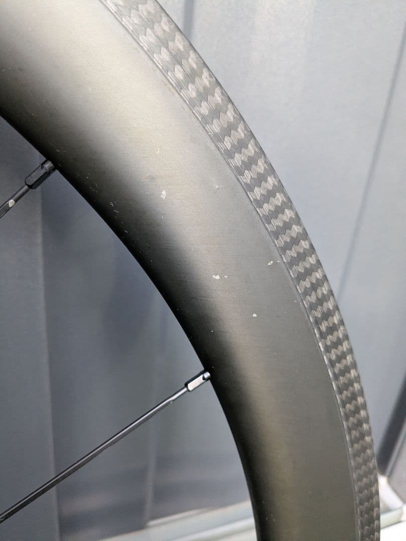 【訳あり】ICAN α50pro カーボンホイール 前後セット