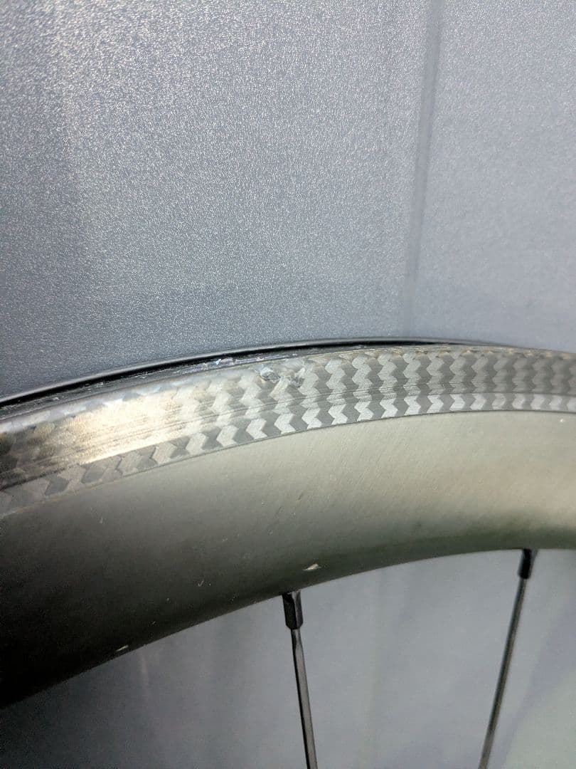 【訳あり】ICAN α50pro カーボンホイール 前後セット