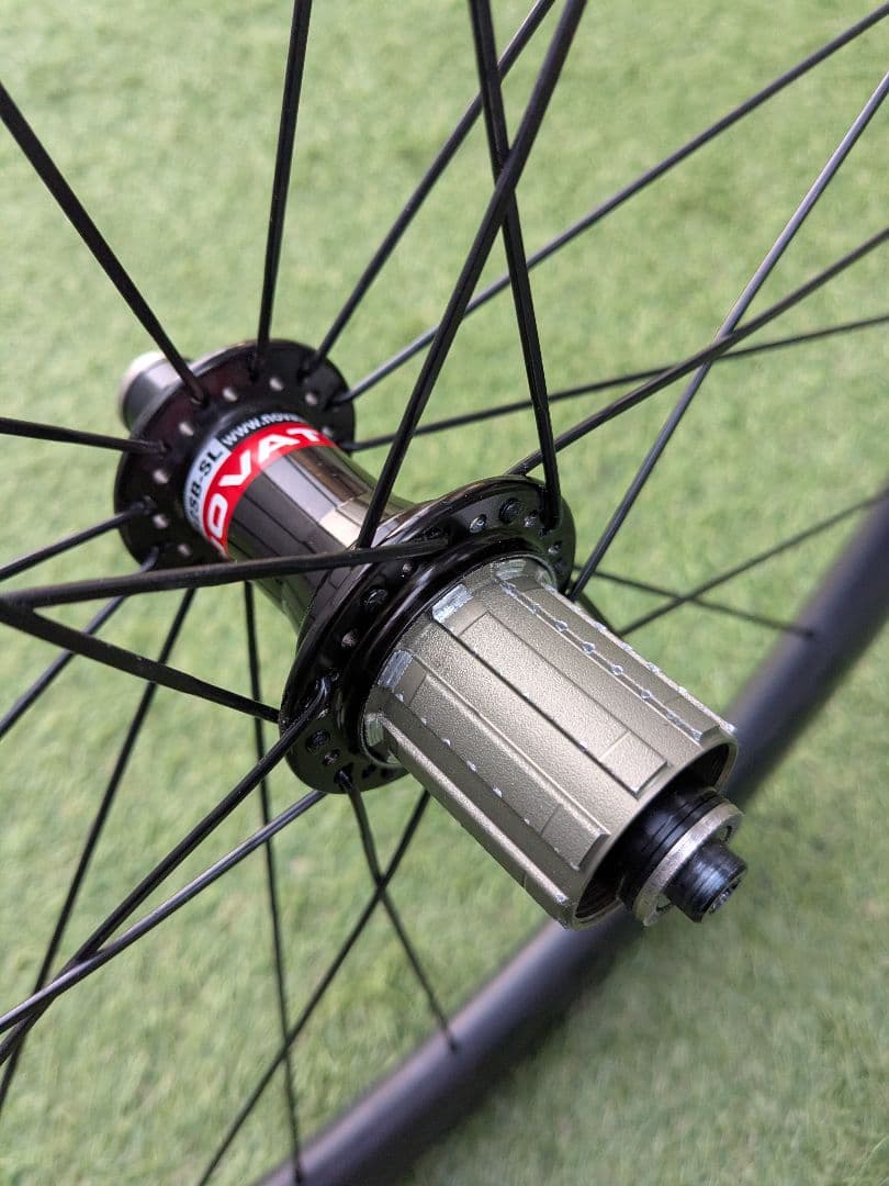 【訳あり】ICAN α50pro カーボンホイール 前後セット