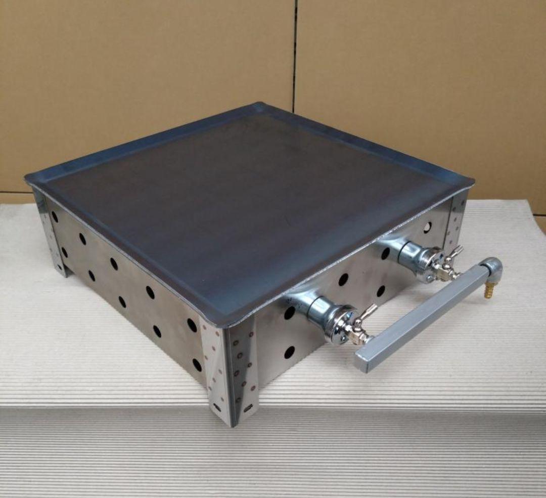 少スペース 新品 LPガスグリラー 鉄板焼き グリドル 45x45cm イベント