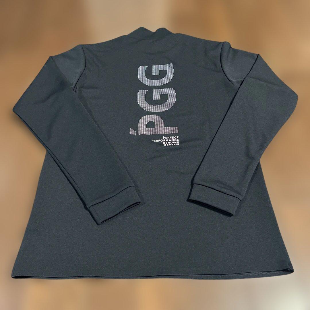 パーリーゲイツPGGハイブリッドメッシュハイネックシャツ濃紺サイズ5