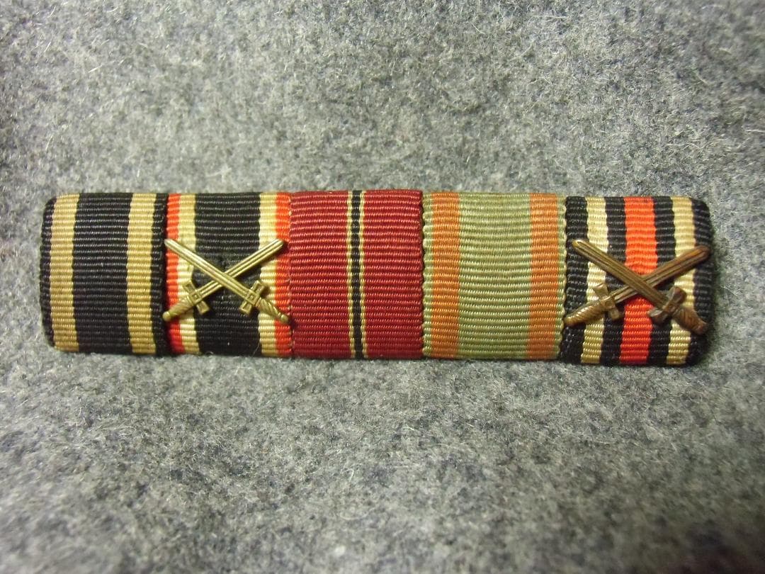 ⊞ドイツ軍＊拡張型５連略綬/リボンバー（実物）