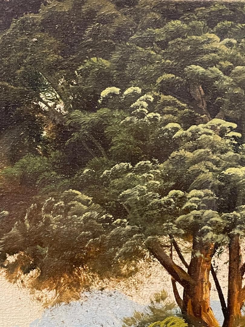 「真作」トニ・ボルディニョン　風景画　油彩画　額装　サイン有り　F4号