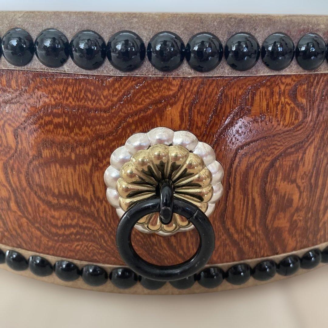 和太鼓 平太鼓 32cm 和楽器 上鳴 日本製　くりぬき　本革 1尺5分