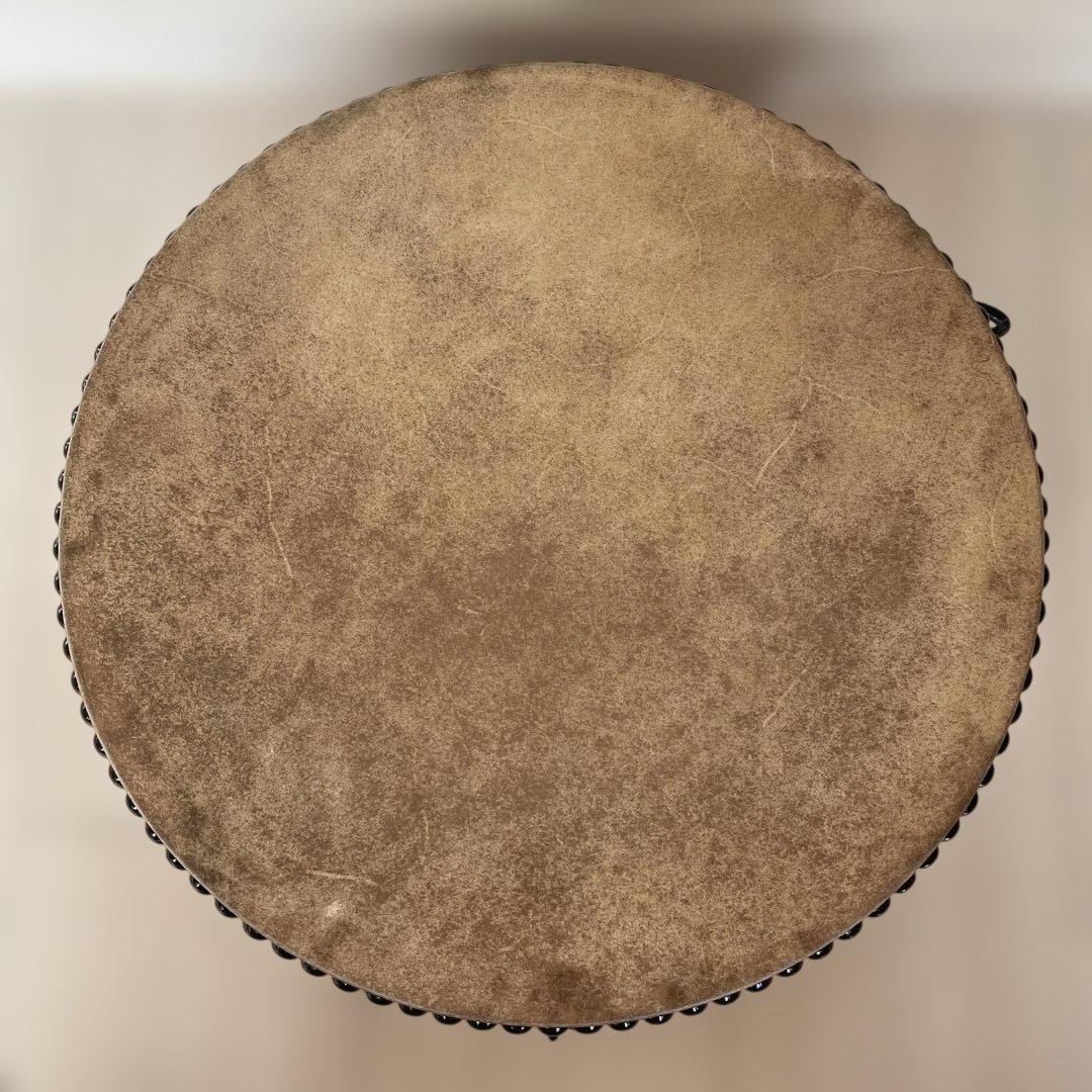 和太鼓 平太鼓 32cm 和楽器 上鳴 日本製　くりぬき　本革 1尺5分