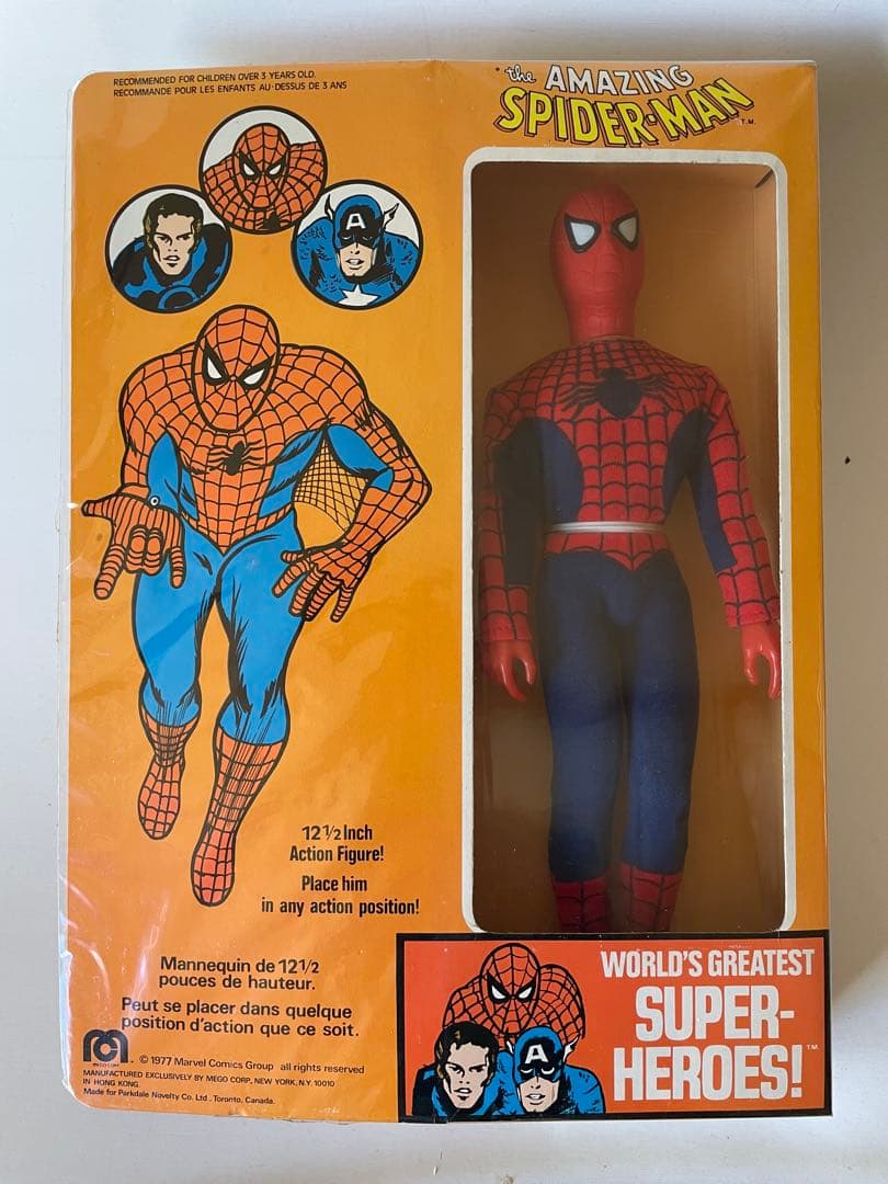 スパイダーマン メゴ社 12.5インチ フィギュア マーベル ビンテージ