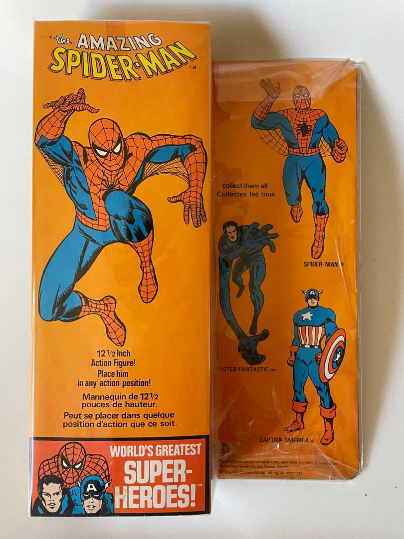 スパイダーマン メゴ社 12.5インチ フィギュア マーベル ビンテージ