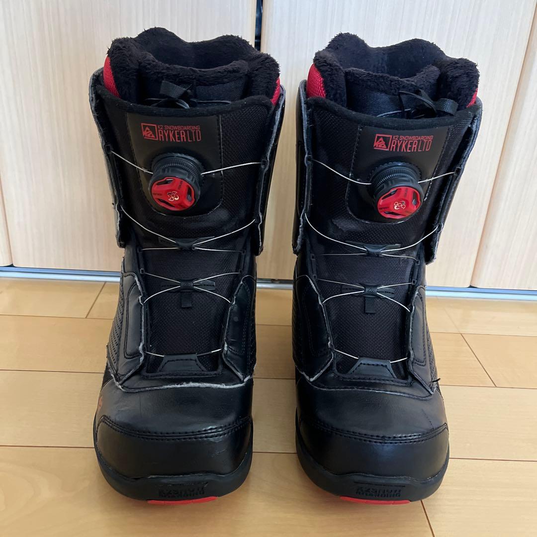 K2 スノーボードブーツ ブラック/レッド 28cm