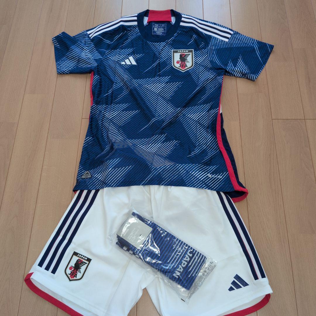 年末セール サッカー 日本代表 2022 ユニフォーム 3点セットL