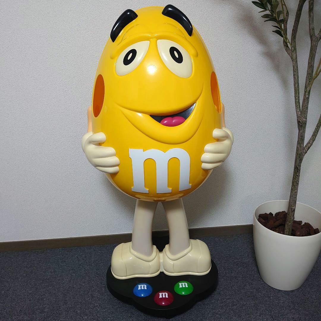 M&M's 特大 イエロー キャラクター 等身大 フィギュア 約100cm
