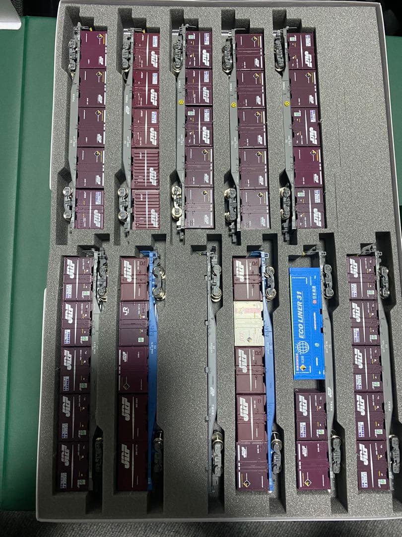 Nゲージ コンテナ　コキ　11両セット