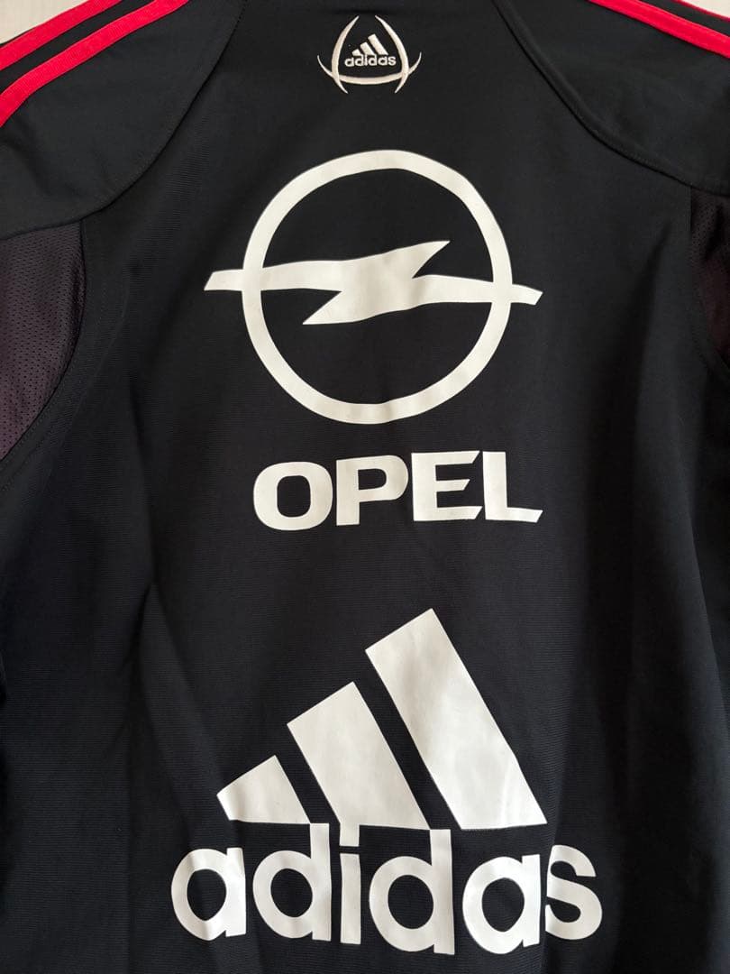 2003-04シーズン　ACミラン adidas ジャージ 赤黒