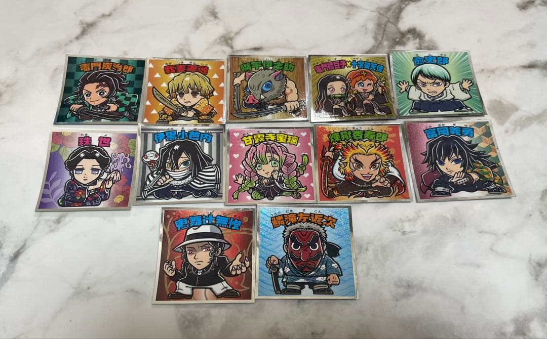 鬼滅の刃 グッズ 缶バッジ メタカ ウエハースシール カード まとめ売り