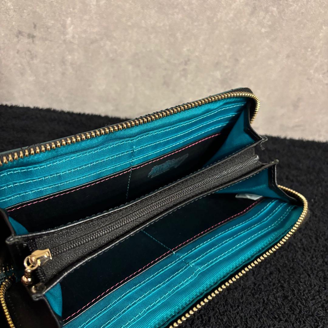 未使用品 初音ミク 本革ウォレット＆名刺入れセット 特製ギフトボックス