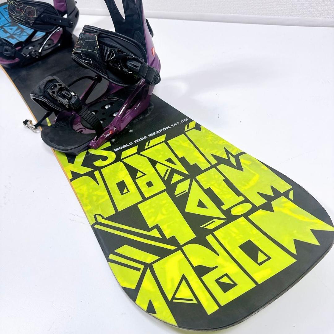 K2 world wide weapon 147cm head ビンディング