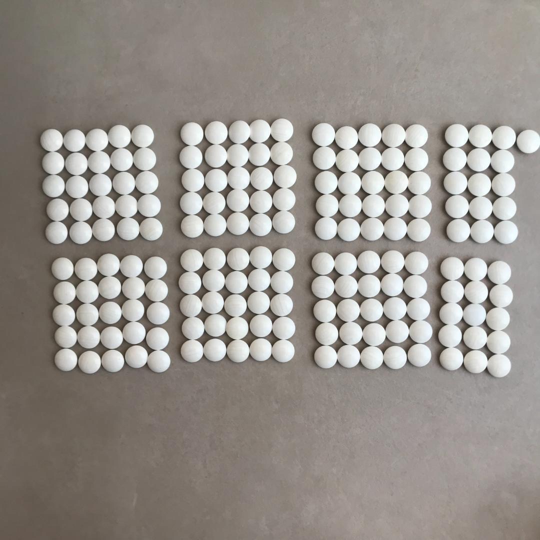 【土日限定出品】囲碁の駒 本蛤碁石（那智黒付）＆ 碁笥（榧 特大 松）セット