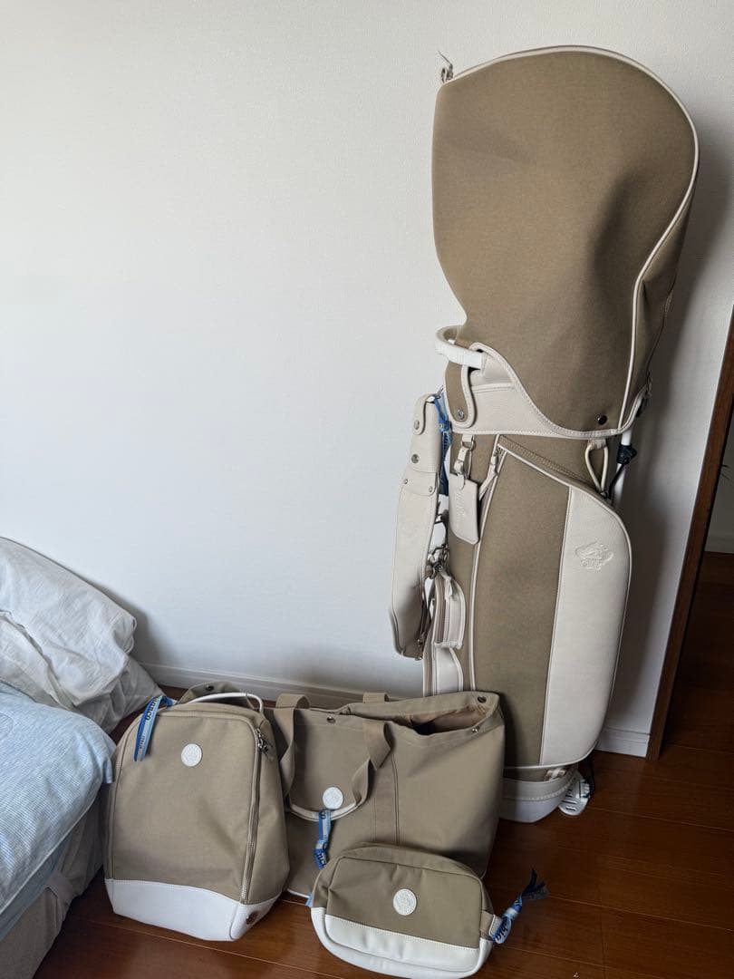 Orobianco オロビアンコ　ベージュ キャディバッグ・ポーチセット