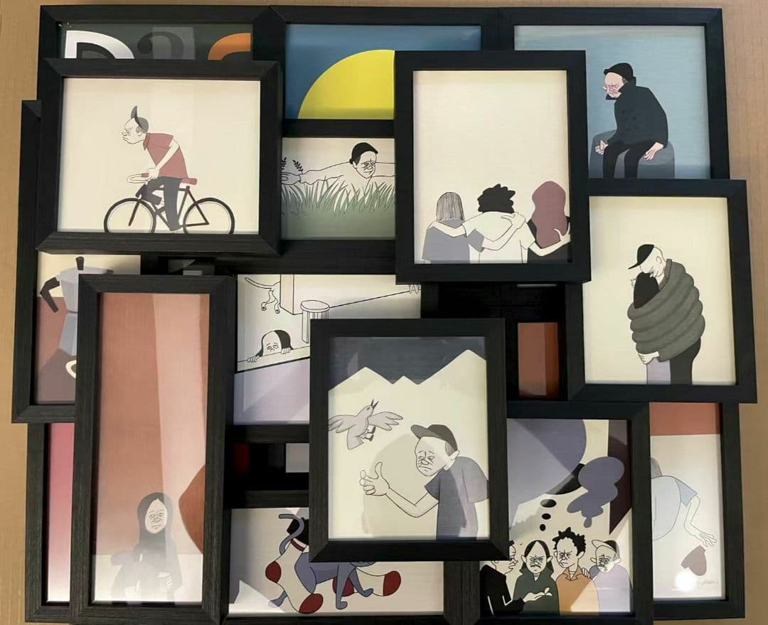 花井祐介 木版画「無題1」