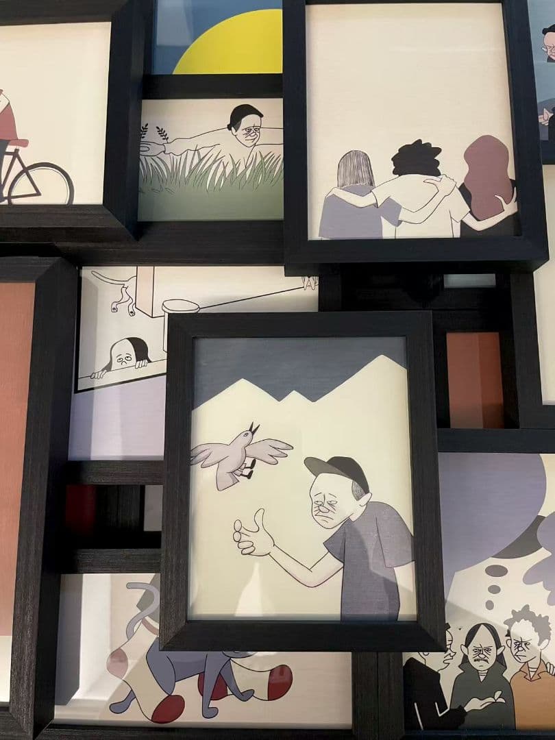 花井祐介 木版画「無題1」