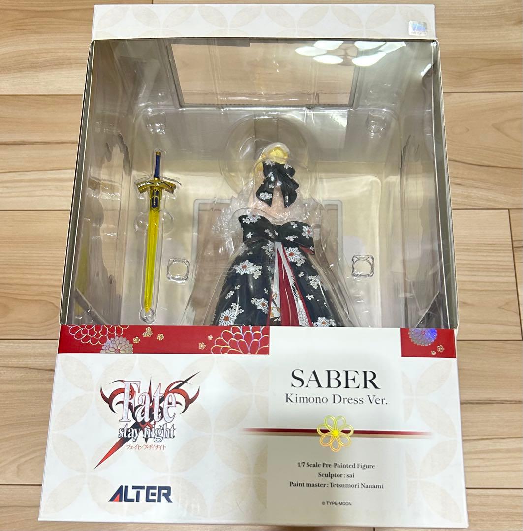 Fate セイバー 着物ドレスver フィギュア アルター