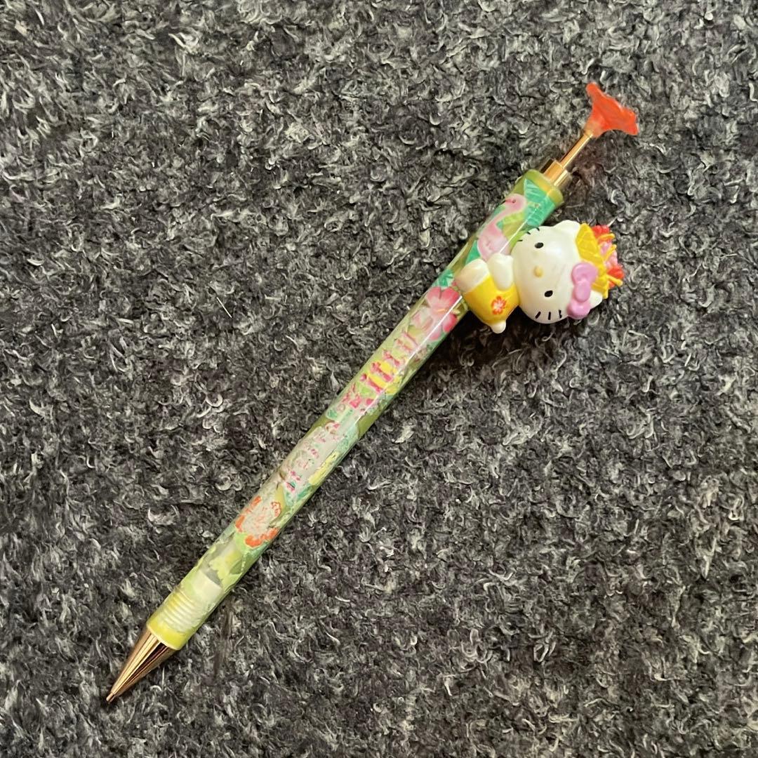 激レア！マスコット付きシャーペン♡キティ♡ハイビスカス