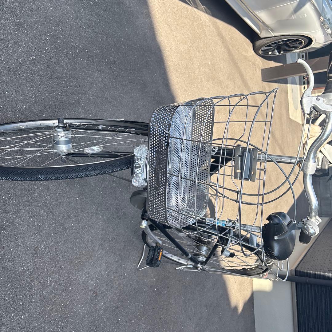 ブリジストン通学シティサイクル ブラック アルベルト27インチ変速付