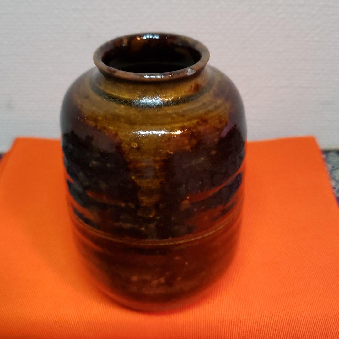 茶道具濃茶器　瑞光窯佐々木八十二　瀬戸茶入