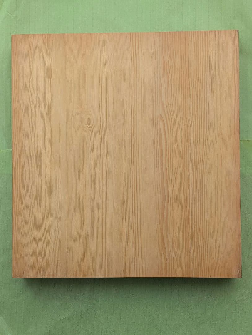 松川碁盤店　日向かや　柾目　卓上碁盤　2寸