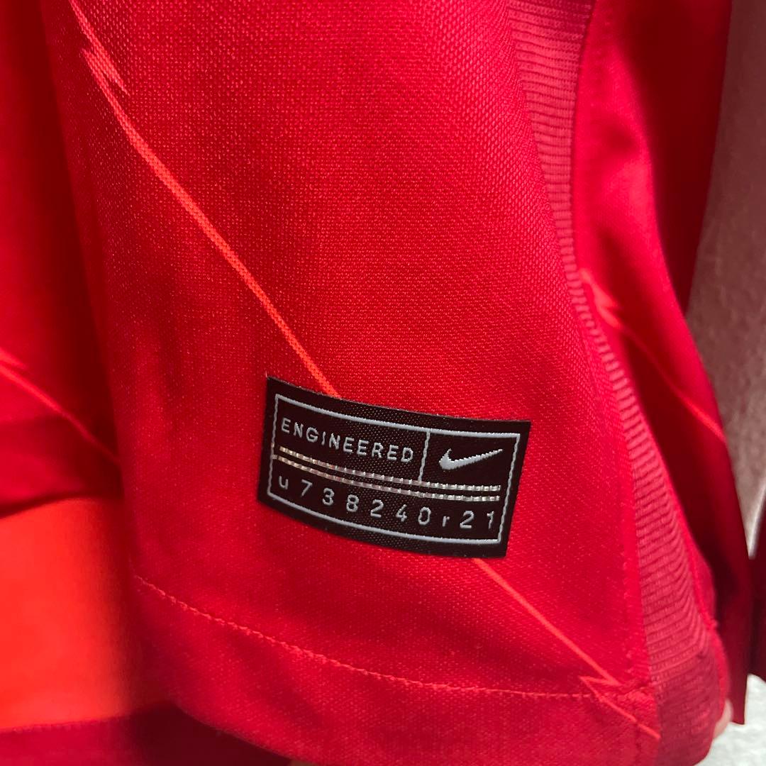 リヴァプール21-22ホームユニフォーム(Lサイズ)モハメド　サラー　長袖